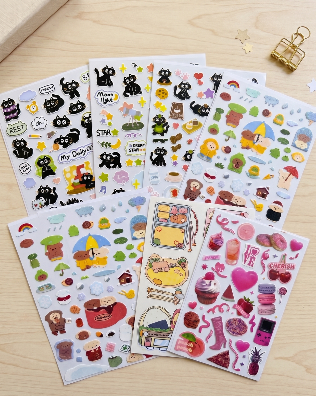 KSticker Blind Box | 10 Sheets from Over 70 Designs