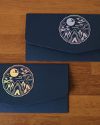 Mother of Pearl Crane Envelope Set of 2