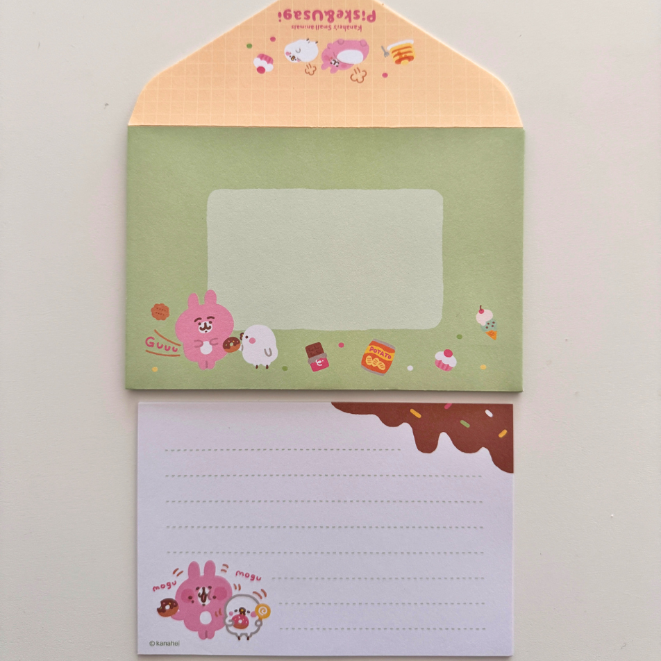 Kanahei's Piske & Usagi Sweet Treats Stationery Set