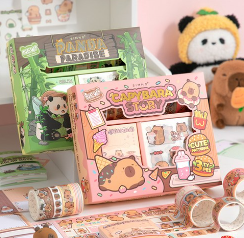 Decorating Box Diary Decorating Set, Panda Paradise, 1 Set