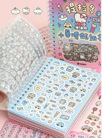 Love and Life Sticker Book Hokey Pokey Diary Decor Set - 1500 Designs