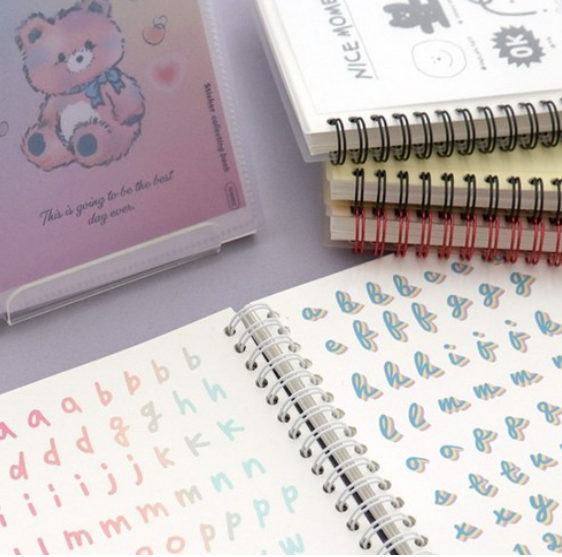 Sticker Collection Book - Translucent Cover - White