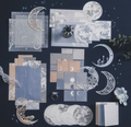 Olive Party Star and Moon Memo Pad Set Package