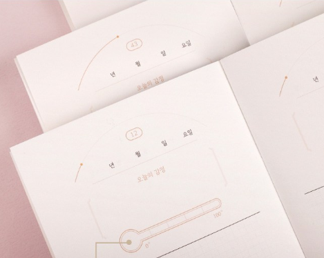 Starry Night Sky 100 Day Emotion Diary [Korean]