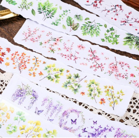 Cherry Blossom - Sakura - Transparent Flower Masking Tape