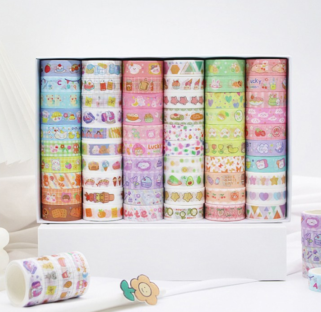Kawaii Washi Tape Set of 60