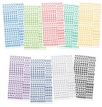 Korean Lettering Alphabet Sticker Set