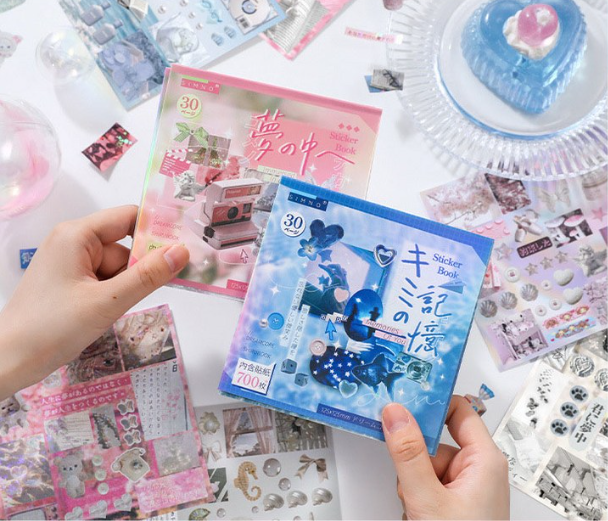 Dreamcore Sticker Book Blue [JAPAN]