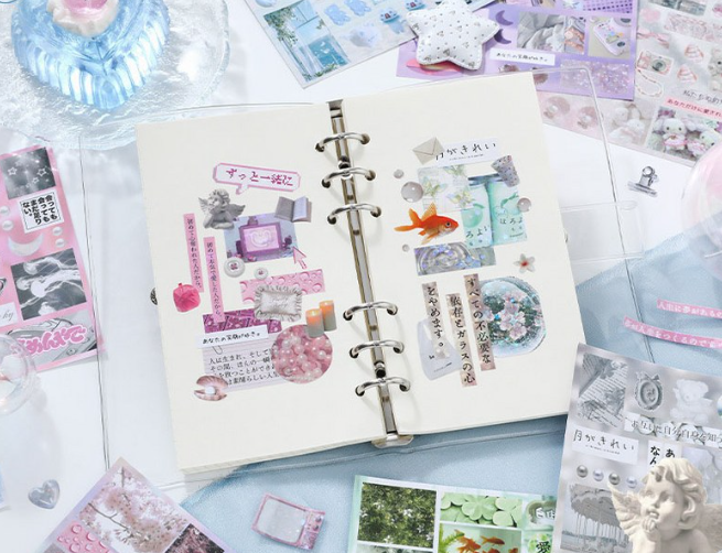 Dreamcore Sticker Book Blue [JAPAN]