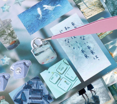 Dreamcore Sticker Book Blue [JAPAN]