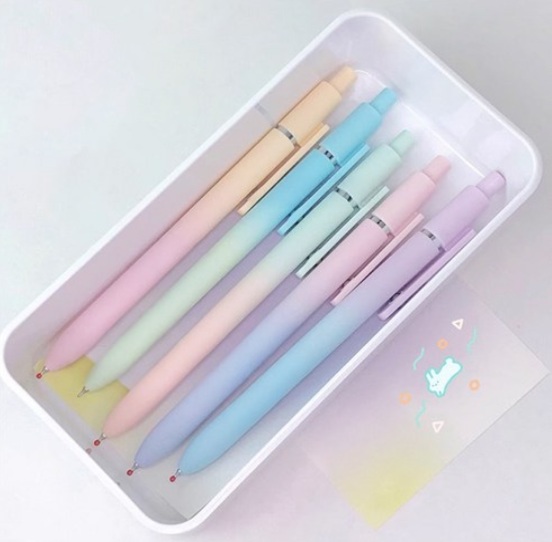 Quick Dry Gel Pen 5-Piece Set
