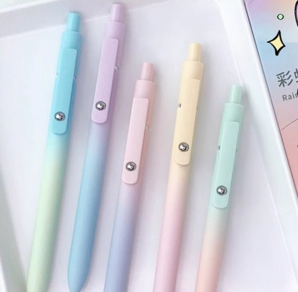 Quick Dry Gel Pen 5-Piece Set