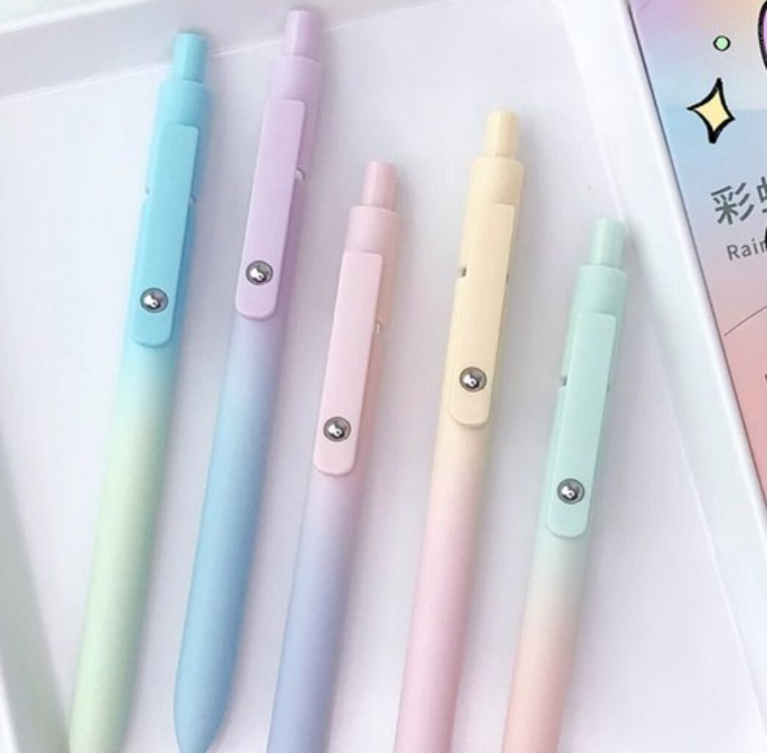 Quick Dry Gel Pen 5-Piece Set