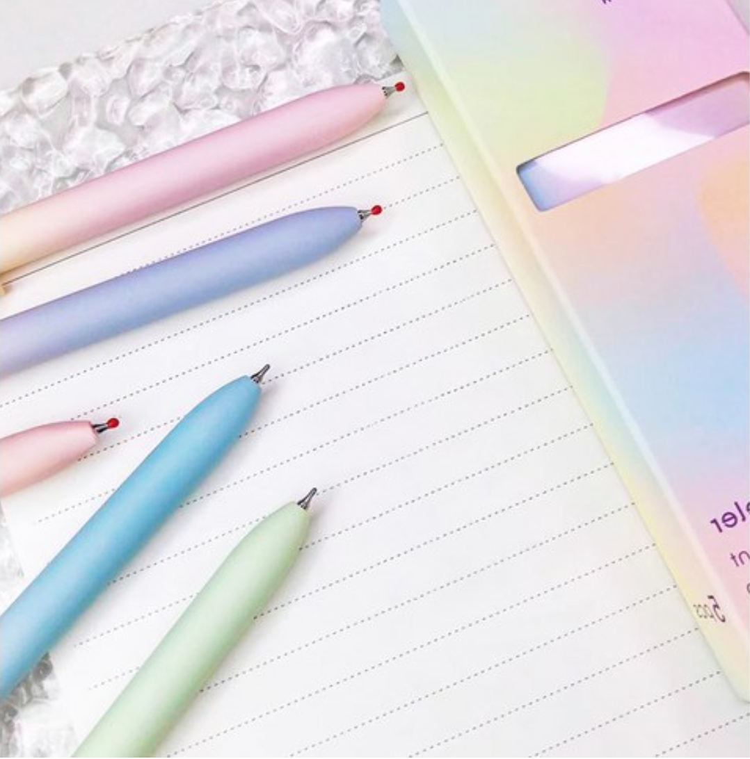 Quick Dry Gel Pen 5-Piece Set