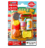 Kawaii Hamburger Eraser Set