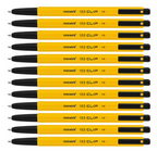153 clip ballpoint pen 1.0 mm, black, 12 pcs