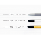 153 clip ballpoint pen 1.0 mm, black, 12 pcs