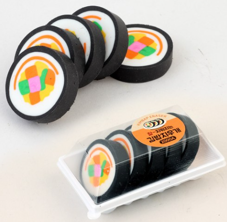 KSnacks Kimbap Eraser | Pack of 5 Erasers
