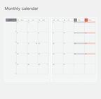 Hobonichi Techo Cousin Diary 2026 A5 English Edition Monday Start