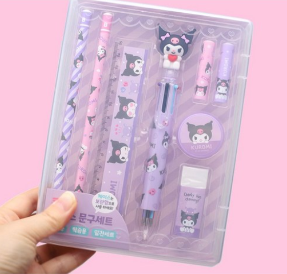 Kuromi Stationery Set