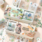 Pre-Cut Sticker Tape Roll | Daily Life 4-Roll Set, A Day with You, 1 Set