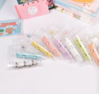 Mini 3-Ring Journal Binder | Vinyl Clear Cover