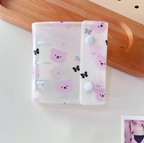 A8 Photocard Binder Teddy Bear Pastel Mini Diary 3-Ring Binder