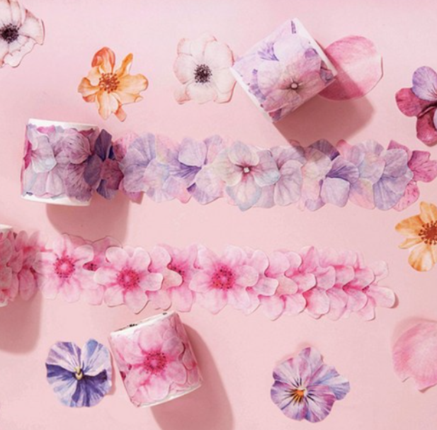 Cherry Blossom - Sakura - Transparent Flower Masking Tape