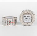 2027 Calendar Washi Tape | Easy Tear off Roll