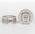 2027 Calendar Washi Tape | Easy Tear off Roll