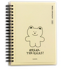 Sticker Collection Book - Translucent Cover - Creamy Yellow