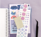 Sticker Collection Book - Translucent Cover - Lavendar