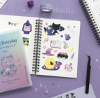 Sticker Collection Book - Translucent Cover - Lavendar
