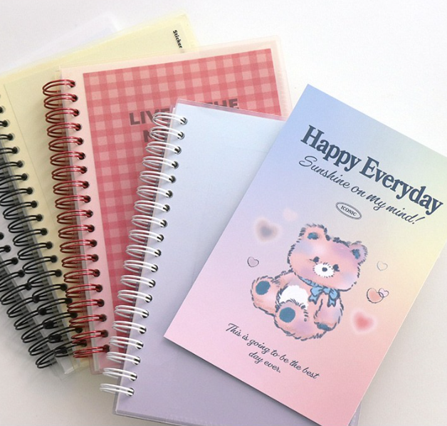 Sticker Collection Book - Translucent Cover - Lavendar