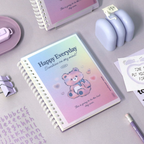 Sticker Collection Book - Translucent Cover - Lavendar