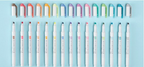 Zebra Mildliner Highlighter Set of 15, Mixed Colors