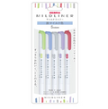 Zebra Mildliner Highlighter Set of 5 - Muted Colors