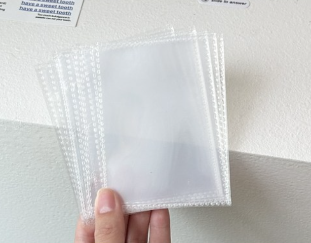 Mini 3-Ring Journal Binder | Vinyl Clear Cover & 10 Inserts