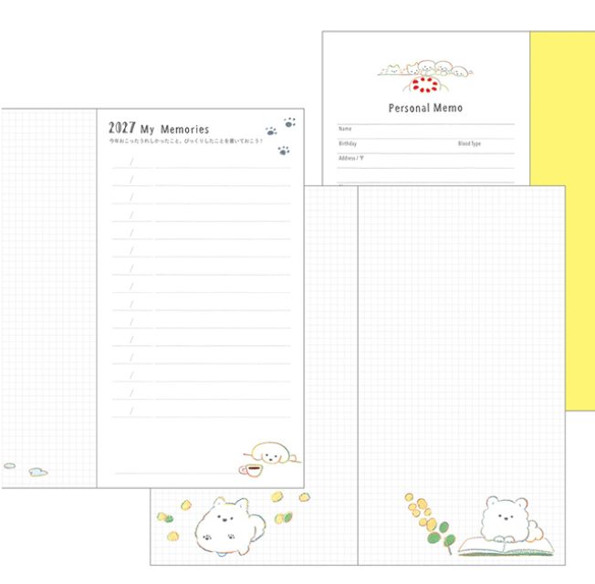 Midori Diary 2027 Pocket Slim