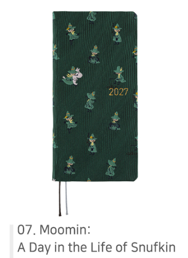 English Hobonichi Weeks 2027 Techno Diary | 20 Designs