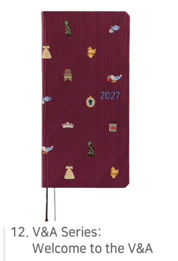 English Hobonichi Weeks 2027 Techno Diary | 20 Designs