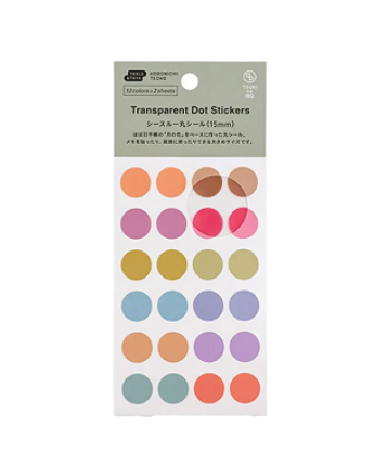 Hobonichi TSUKI no IRO Stickers and Sticky Notes