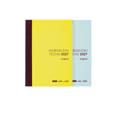Hobonichi Techo A6 & Cousin A5 | 2027 Book Only | Japanese or English