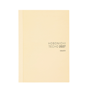 Hobonichi Techo A6 & Cousin A5 | 2027 Book Only | Japanese or English