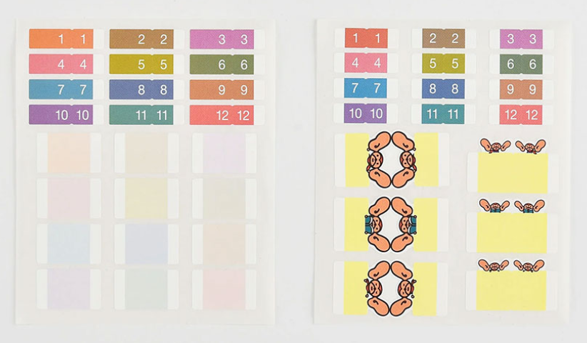 Hobonichi Index Stickers