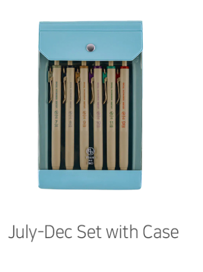 Hobonichi TSUKI no IRO Uni-ball One Gel Pen Set