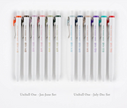 Hobonichi TSUKI no IRO Uni-ball One Gel Pen Set