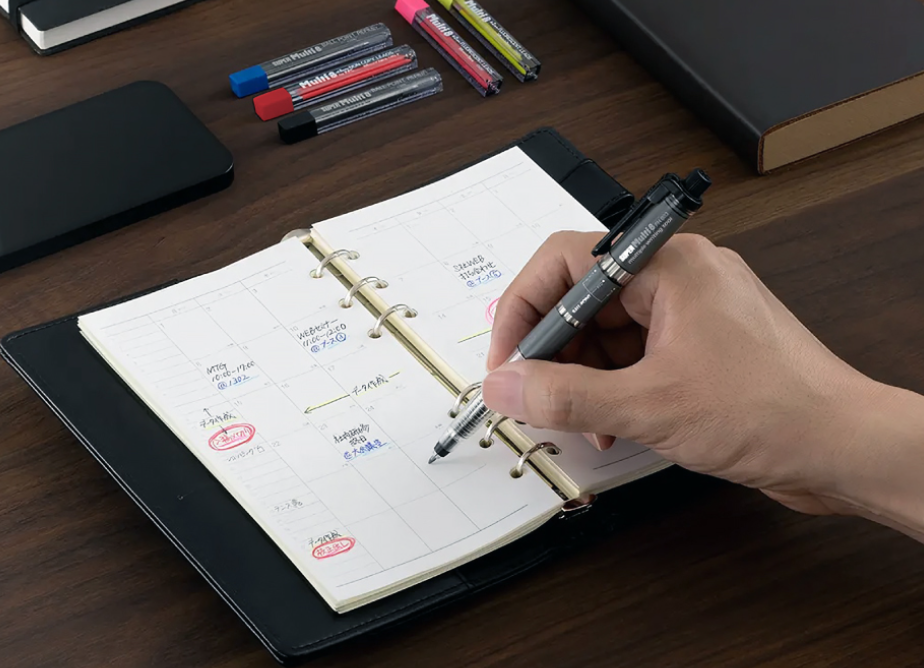 Pentel Super Multi 8 + Ballpoint Pen
