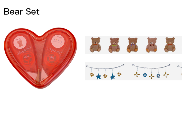 Plus Sticker Deco Rush Heart Case
