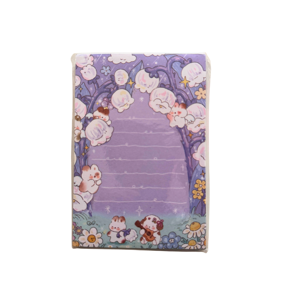 200 Pages Enchanted Garden Whimsical Memo Pad Set